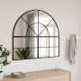 Espejo de pared arco de hierro negro 100x90 cm de , Espejos - Ref: Foro24-3200611, Precio: 161,68 €, Descuento: %