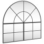 Espejo de pared arco de hierro negro 100x90 cm de , Espejos - Ref: Foro24-3200611, Precio: 161,68 €, Descuento: %