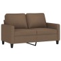 Sofá de 2 plazas de tela marrón 120 cm de , Sofás - Ref: Foro24-359158, Precio: 216,18 €, Descuento: %
