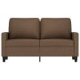 Sofá de 2 plazas de tela marrón 120 cm de , Sofás - Ref: Foro24-359158, Precio: 216,18 €, Descuento: %