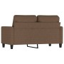 Sofá de 2 plazas de tela marrón 120 cm de , Sofás - Ref: Foro24-359158, Precio: 216,18 €, Descuento: %