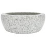 Lavabo sobre encimera redondo cerámica gris Φ41x14 cm de , Lavabos - Ref: Foro24-155064, Precio: 92,07 €, Descuento: %