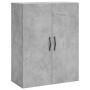 Aparador alto madera contrachapada gris hormigón 69,5x34x180 cm de , Aparadores - Ref: Foro24-3198181, Precio: 168,21 €, Desc...