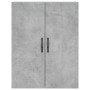 Aparador alto madera contrachapada gris hormigón 69,5x34x180 cm de , Aparadores - Ref: Foro24-3198181, Precio: 168,21 €, Desc...