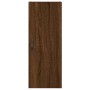 Aparador alto madera contrachapada roble marrón 34,5x34x180 cm de , Aparadores - Ref: Foro24-3199016, Precio: 84,64 €, Descue...
