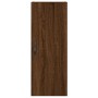 Aparador alto madera contrachapada roble marrón 34,5x34x180 cm de , Aparadores - Ref: Foro24-3199080, Precio: 96,74 €, Descue...
