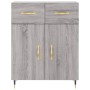Aparador alto madera contrachapada gris sonoma 69,5x34x180 cm de , Aparadores - Ref: Foro24-3199863, Precio: 155,07 €, Descue...