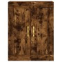 Aparador alto madera contrachapada roble ahumado 69,5x34x180 cm de , Aparadores - Ref: Foro24-3199926, Precio: 165,54 €, Desc...