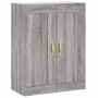 Aparador alto madera contrachapada gris sonoma 69,5x34x180 cm de , Aparadores - Ref: Foro24-3199991, Precio: 162,70 €, Descue...