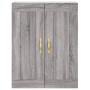 Aparador alto madera contrachapada gris sonoma 69,5x34x180 cm de , Aparadores - Ref: Foro24-3199991, Precio: 162,70 €, Descue...