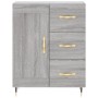 Aparador alto madera contrachapada gris sonoma 69,5x34x180 cm de , Aparadores - Ref: Foro24-3199991, Precio: 162,70 €, Descue...