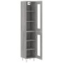 Aparador alto madera contrachapada gris Sonoma 34,5x34x180 cm de , Aparadores - Ref: Foro24-3199463, Precio: 107,36 €, Descue...