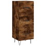 Aparador de madera contrachapada roble ahumado 34,5x34x180 cm de , Aparadores - Ref: Foro24-3198886, Precio: 110,40 €, Descue...