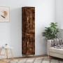 Aparador de madera contrachapada roble ahumado 34,5x34x180 cm de , Aparadores - Ref: Foro24-3200438, Precio: 95,15 €, Descuen...