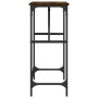 Mesa consola madera de ingeniería roble ahumado 100x32x75 cm de , Mesas auxiliares - Ref: Foro24-834057, Precio: 42,24 €, Des...