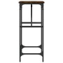 Mesa consola madera de ingeniería roble ahumado 75x32x75 cm de , Mesas auxiliares - Ref: Foro24-834062, Precio: 39,34 €, Desc...