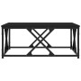Mesa de centro madera contrachapada negro 70x70x30 cm de , Mesas de centro - Ref: Foro24-835369, Precio: 57,10 €, Descuento: %