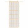 Puerta corredera dorada vidrio ESG esmerilado aluminio 76x205cm de , Puertas para el hogar - Ref: Foro24-155175, Precio: 176,...