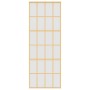 Puerta corredera dorada vidrio ESG esmerilado aluminio 76x205cm de , Puertas para el hogar - Ref: Foro24-155175, Precio: 176,...