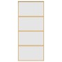 Puerta corredera dorada vidrio ESG esmerilado aluminio 90x205cm de , Puertas para el hogar - Ref: Foro24-155182, Precio: 216,...