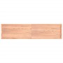 Tablero mesa madera roble tratada marrón claro 200x50x(2-4) cm de , Tableros para mesas - Ref: Foro24-3156397, Precio: 133,06...