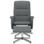 Sillón reclinable con reposapiés tela gris oscuro de , Sillones - Ref: Foro24-356571, Precio: 161,32 €, Descuento: %