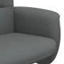 Sillón reclinable con reposapiés tela gris oscuro de , Sillones - Ref: Foro24-356571, Precio: 161,32 €, Descuento: %