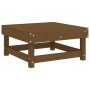Taburete de jardín madera maciza de pino marrón miel de , Sofás modulares de exterior - Ref: Foro24-825383, Precio: 65,03 €, ...
