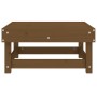 Taburete de jardín madera maciza de pino marrón miel de , Sofás modulares de exterior - Ref: Foro24-825383, Precio: 65,03 €, ...