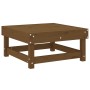 Taburete de jardín madera maciza de pino marrón miel de , Sofás modulares de exterior - Ref: Foro24-825383, Precio: 65,03 €, ...