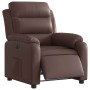 Sillón reclinable eléctrico de cuero sintético marrón de , Sillones - Ref: Foro24-3205030, Precio: 264,13 €, Descuento: %