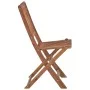 4 pcs folding garden chairs and solid acacia wood cushions by vidaXL, Garden chairs - Ref: Foro24-3064686, Price: 209,08 €, D...