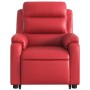 Sillón reclinable elevable cuero artificial rojo de , Sillones - Ref: Foro24-3205047, Precio: 253,59 €, Descuento: %