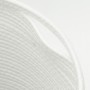 Cesta de almacenaje con tapa algodón blanco y negro Ø40x35 cm de , Cestas - Ref: Foro24-358499, Precio: 38,47 €, Descuento: %