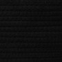 Cesta de almacenaje con tapa algodón blanco y negro Ø40x35 cm de , Cestas - Ref: Foro24-358499, Precio: 38,47 €, Descuento: %