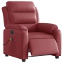 Sillón masaje reclinable eléctrico cuero sintético rojo tinto de , Sillones - Ref: Foro24-3205039, Precio: 294,54 €, Descuent...