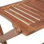 4 pcs folding garden chairs and solid acacia wood cushions by vidaXL, Garden chairs - Ref: Foro24-3064686, Price: 209,08 €, D...