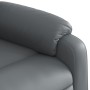 Sillón reclinable elevable cuero artificial gris de , Sillones - Ref: Foro24-3205267, Precio: 298,18 €, Descuento: %