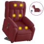 Sillón de masaje elevable eléctrico tela rojo tinto de , Sillones - Ref: Foro24-3205355, Precio: 342,65 €, Descuento: %