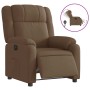 Sillón reclinable eléctrico de tela marrón de , Sillones - Ref: Foro24-3205182, Precio: 273,46 €, Descuento: %
