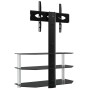 Mueble TV esquina 3 niveles para 32-70 pulgadas negro plateado de , Muebles TV - Ref: Foro24-358176, Precio: 137,47 €, Descue...
