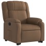 Sillón reclinable elevable de tela marrón de , Sillones - Ref: Foro24-3205206, Precio: 306,84 €, Descuento: %