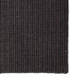 Alfombra de sisal natural negro 66x350 cm de , Alfombras - Ref: Foro24-136321, Precio: 120,47 €, Descuento: %