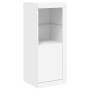 Aparadores con luces LED 3 piezas madera de ingeniería blanco de , Aparadores - Ref: Foro24-3209128, Precio: 223,98 €, Descue...