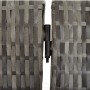 Biombo de 4 paneles ratán sintético gris de , Divisores de ambientes - Ref: Foro24-365346, Precio: 186,41 €, Descuento: %