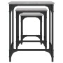 Mesas de centro apilables 3 pzas madera ingeniería gris Sonoma de , Mesas de centro - Ref: Foro24-838931, Precio: 41,68 €, De...