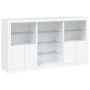 Aparador con luces LED blanco 181,5x37x100 cm de , Aparadores - Ref: Foro24-3209177, Precio: 237,68 €, Descuento: %