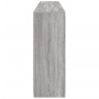 Aparador con luces LED gris Sonoma 202x37x100 cm de , Aparadores - Ref: Foro24-3209161, Precio: 324,85 €, Descuento: %