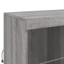 Aparador con luces LED gris Sonoma 202x37x100 cm de , Aparadores - Ref: Foro24-3209161, Precio: 324,85 €, Descuento: %
