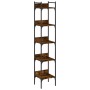 Librería de 5 estantes madera roble ahumado 35x30x174 cm de , Librerías y estanterías - Ref: Foro24-838855, Precio: 56,79 €, ...
